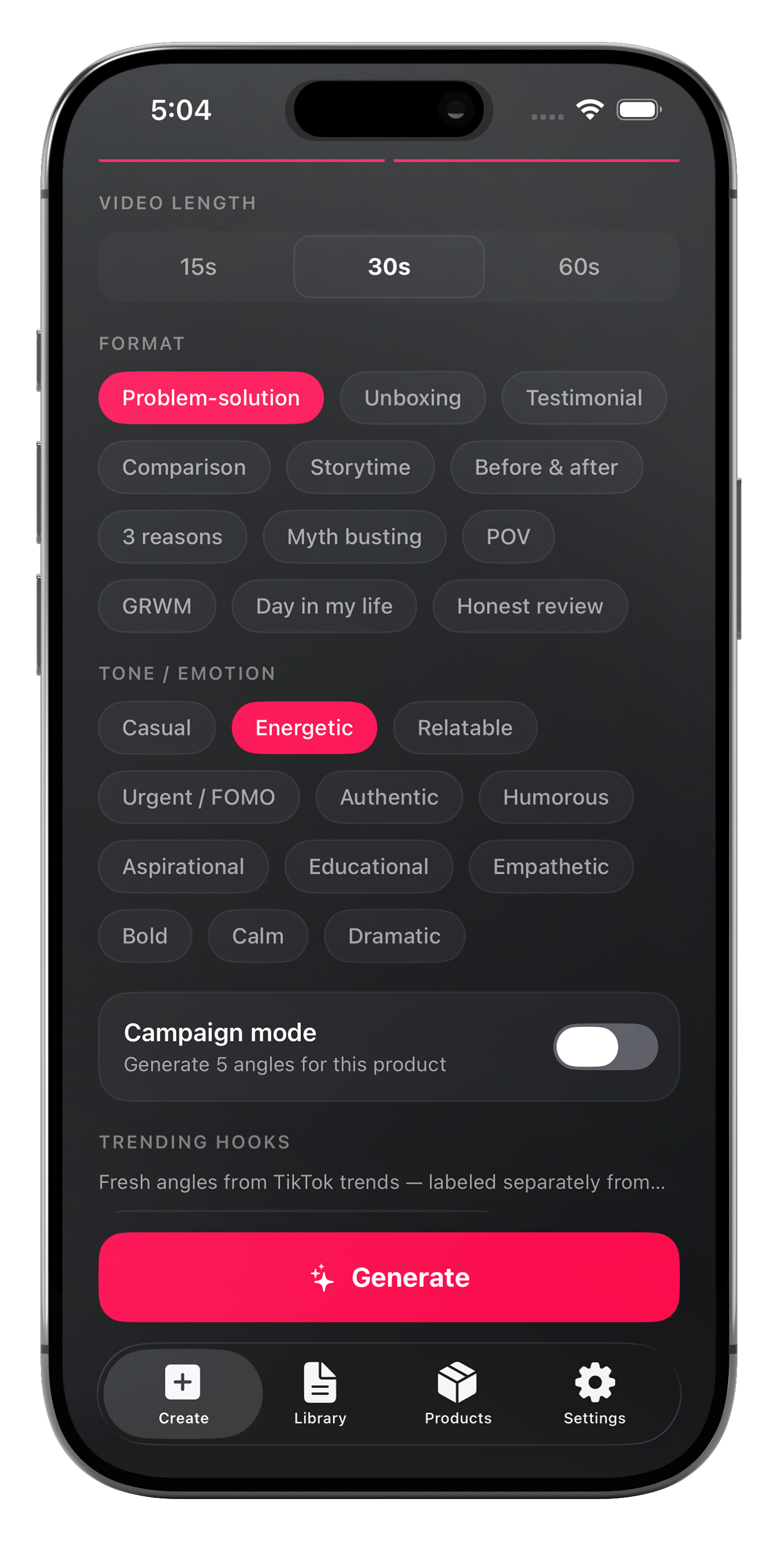 Onboarding step 2